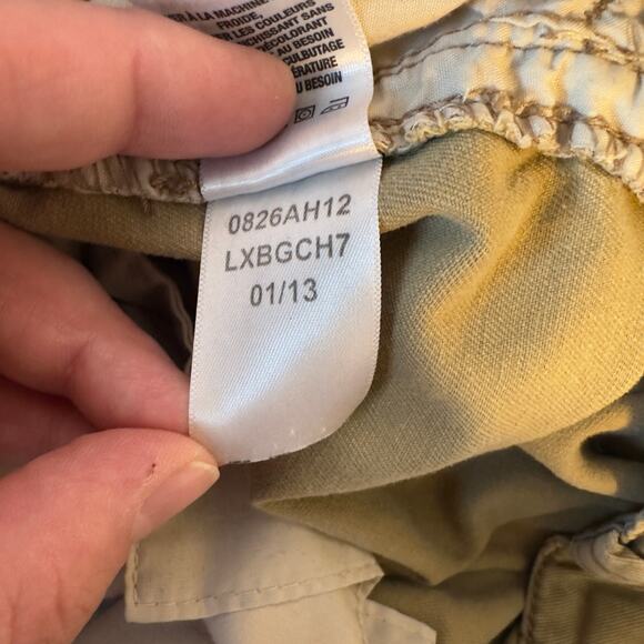 Aeropostale Mens Tan Cargo Shorts Size 34 Pockets Drawstring Utility Casual - Picture 11 of 13